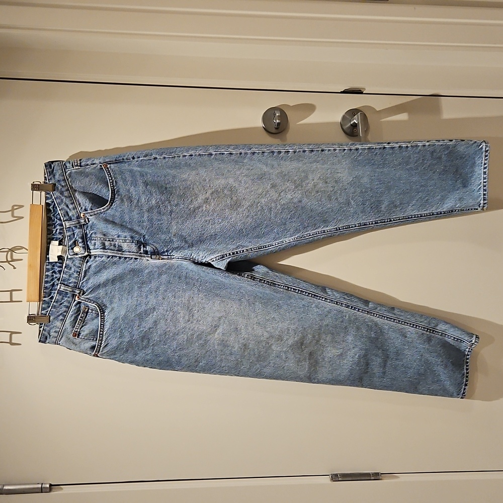Tapered Leg Ankle Jeans - 12